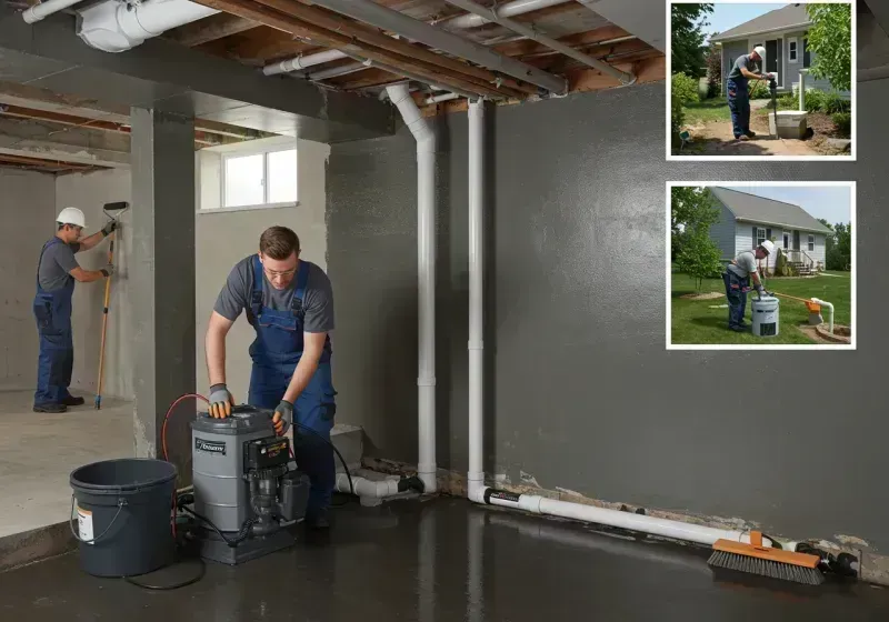 Basement Waterproofing and Flood Prevention process in Winston County, AL